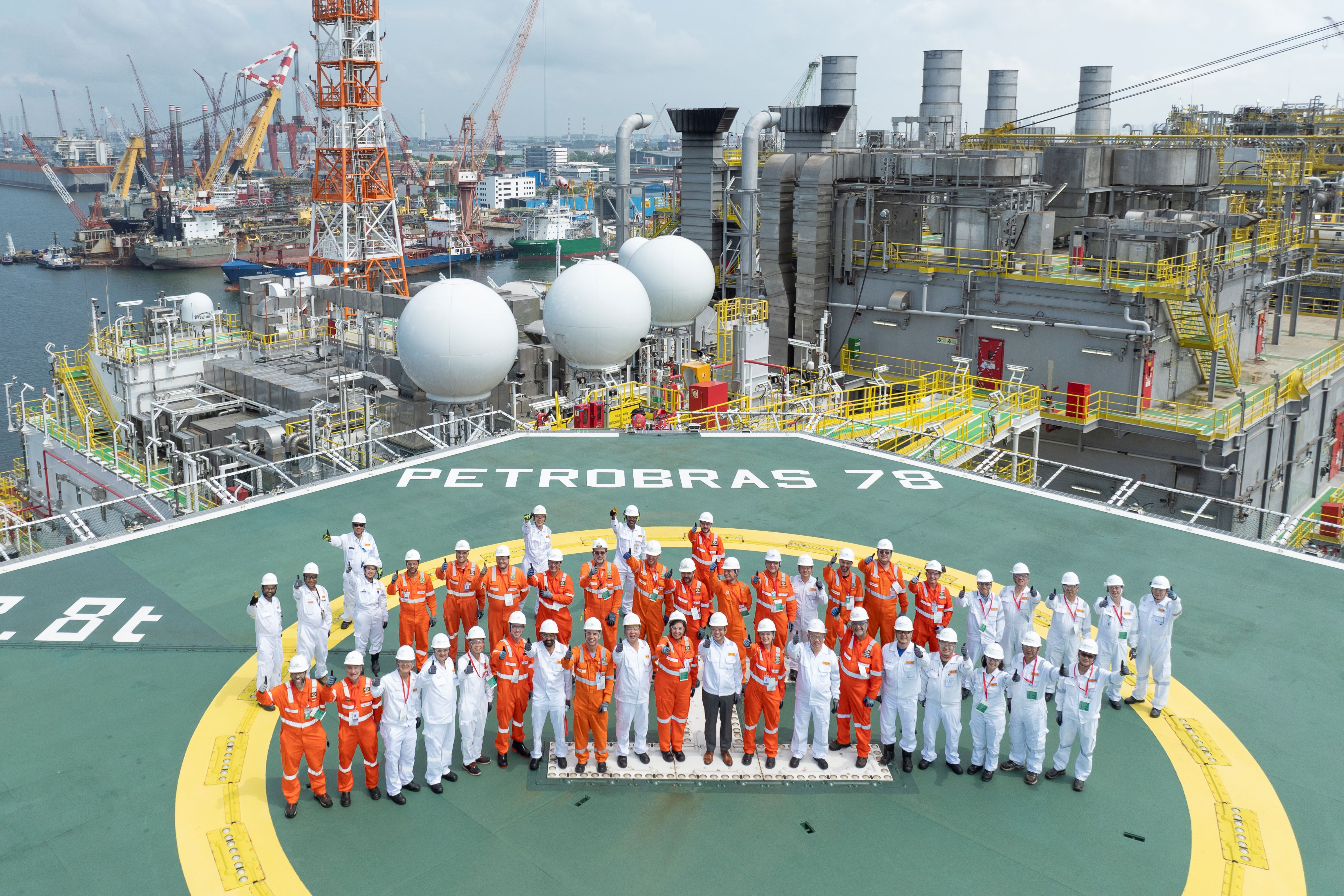 Successful delivery of the PETROBRAS 78 (P78) - the first of a  series of turnkey FPSO