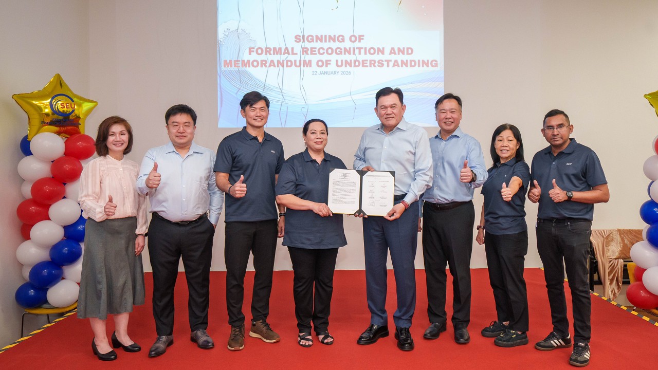 Seatrium Employees Union affiliates with NTUC to represent 5,000 shipyard workers