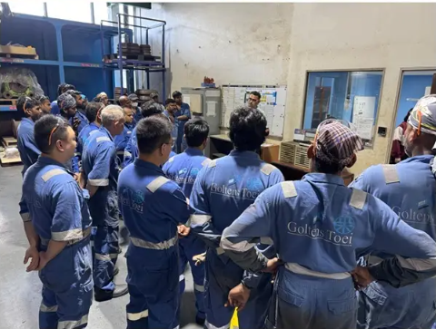 Goltens Singapore Safety Time Out Briefing 