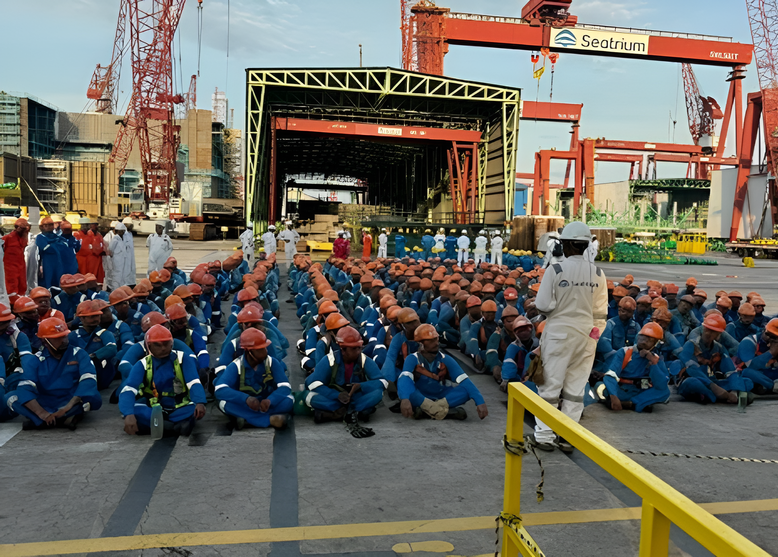 Seatrium Safety Time Out Briefing:  A Collective Commitment to Protecting Lives